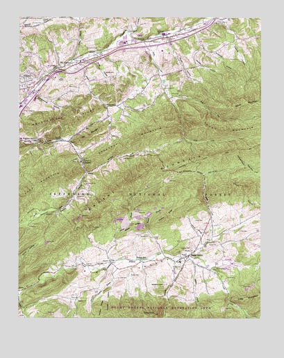 Atkins, VA USGS Topographic Map