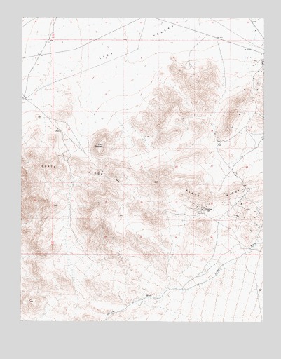 Gold Point SW, NV USGS Topographic Map
