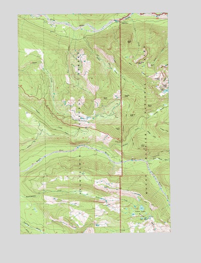 Golden Lakes, WA USGS Topographic Map
