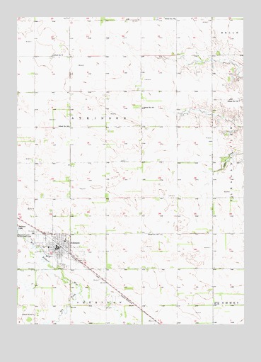 Atkinson, NE USGS Topographic Map