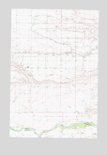 Golden Ridge, MT USGS Topographic Map