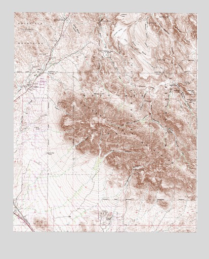 Goldfield, AZ USGS Topographic Map
