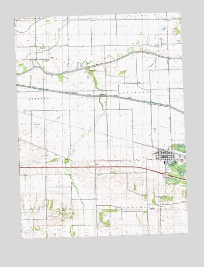 Atkinson, IL USGS Topographic Map