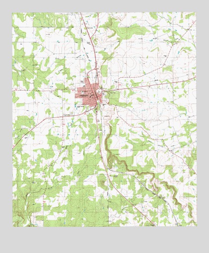 Goldthwaite, TX USGS Topographic Map