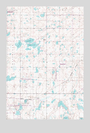 Goldwin, ND USGS Topographic Map