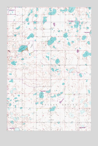 Goldwin SW, ND USGS Topographic Map