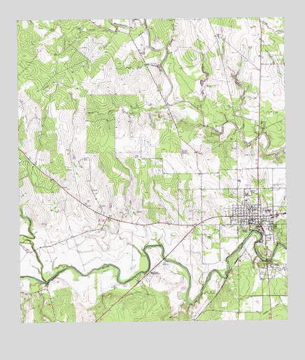Goliad, TX USGS Topographic Map