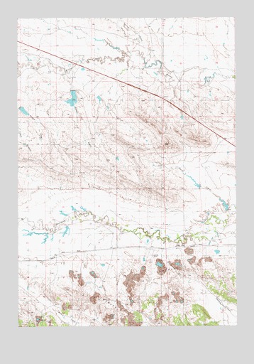Gomer Draw, MT USGS Topographic Map