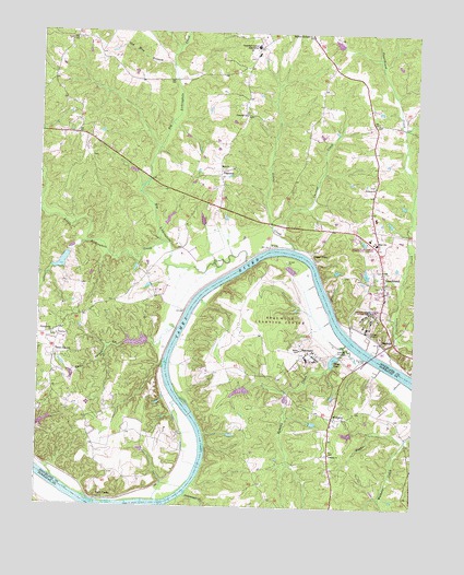 Goochland, VA USGS Topographic Map