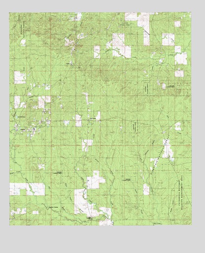 Atlanta, LA USGS Topographic Map