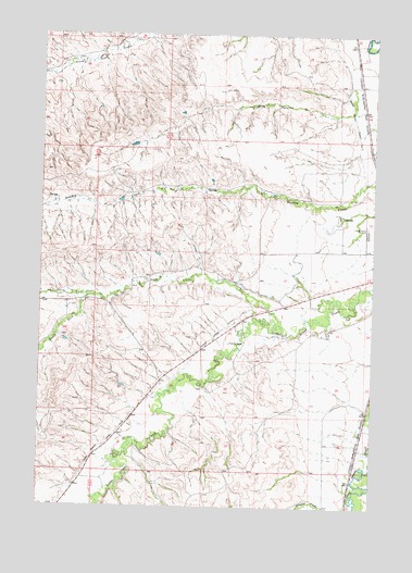 Good Luck Creek, MT USGS Topographic Map
