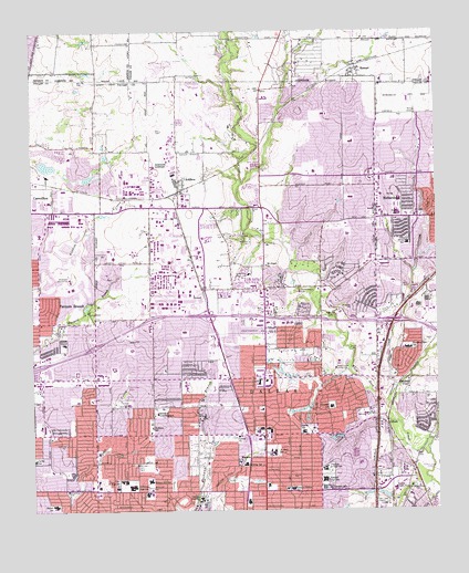 Addison, TX USGS Topographic Map
