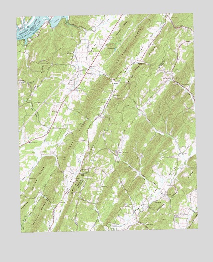 Goodfield, TN USGS Topographic Map