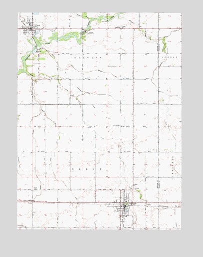 Goodland, IN USGS Topographic Map