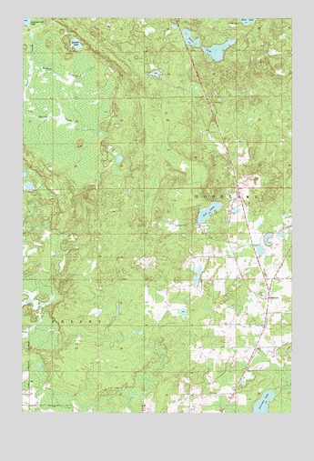Goodland, MN USGS Topographic Map