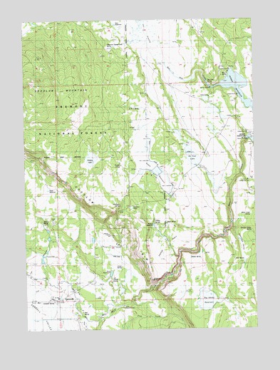 Goodlow Mountain, OR USGS Topographic Map