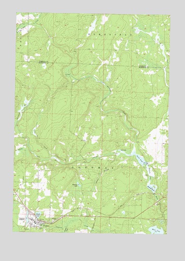 Goodman, WI USGS Topographic Map