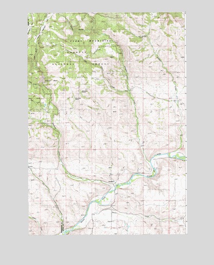 Goodrich, ID USGS Topographic Map