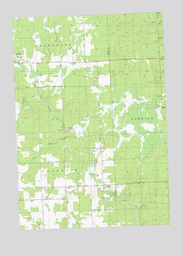 Goodrich, WI USGS Topographic Map