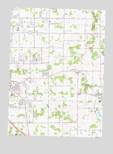 Goodrich, MI USGS Topographic Map