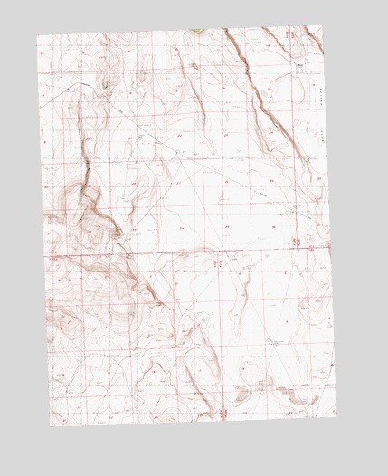 Goodrich Well, OR USGS Topographic Map