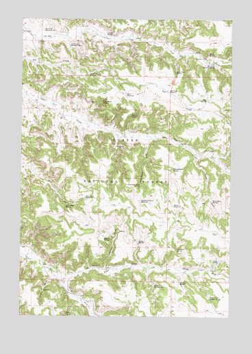 Goodspeed Butte, MT USGS Topographic Map