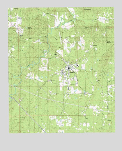 Goodwater, AL USGS Topographic Map