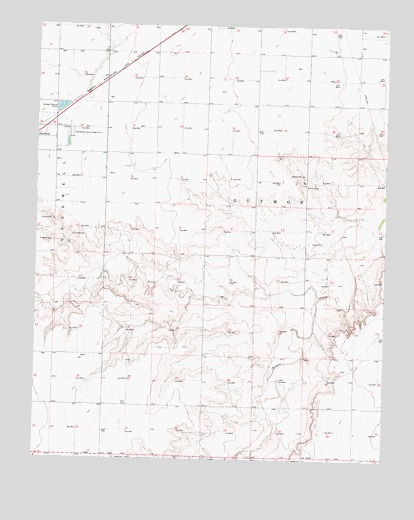 Goodwell SE, OK USGS Topographic Map