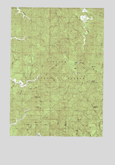 Goodwin Peak, OR USGS Topographic Map