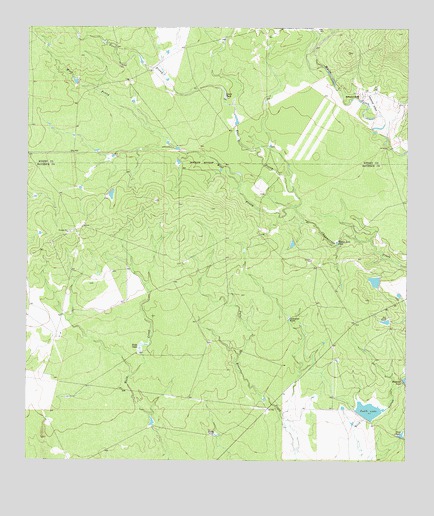 Goofy Lake, TX USGS Topographic Map