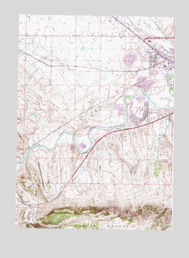Goose Egg, WY USGS Topographic Map