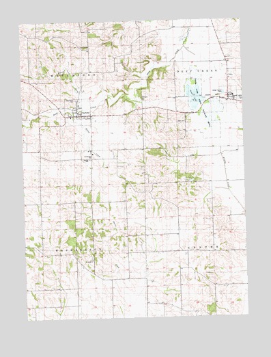 Goose Lake, IA USGS Topographic Map