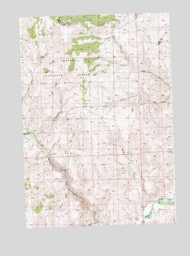 Gooseberry Creek, ID USGS Topographic Map