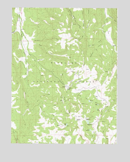 Gooseberry Creek, UT USGS Topographic Map