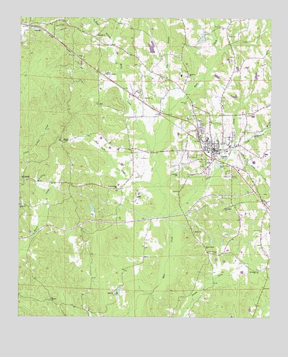 Gordo, AL USGS Topographic Map