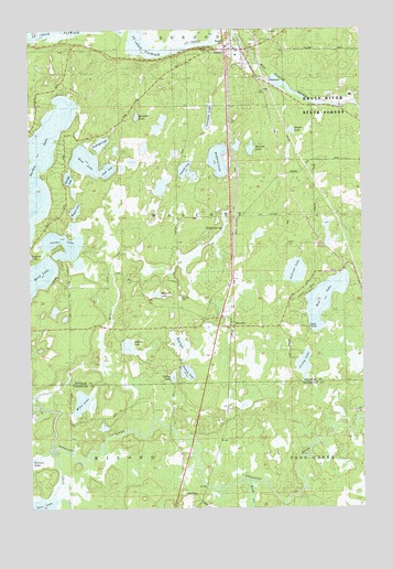 Gordon, WI USGS Topographic Map