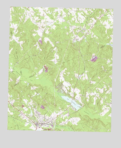 Gordon, GA USGS Topographic Map