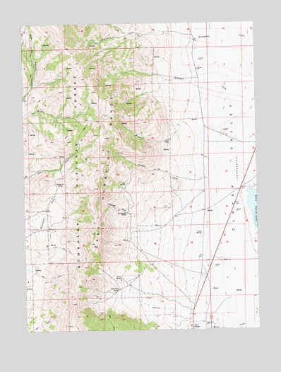 Gordon Creek, NV USGS Topographic Map
