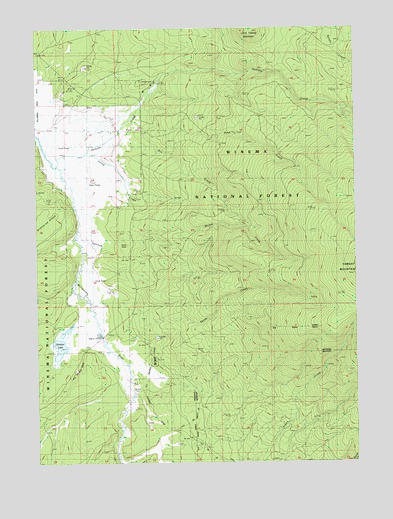 Gordon Lake, OR USGS Topographic Map