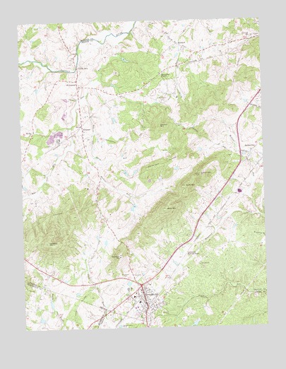 Gordonsville, VA USGS Topographic Map