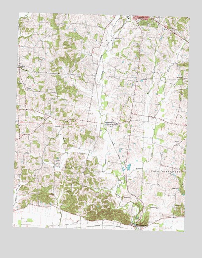 Gordonville, MO USGS Topographic Map