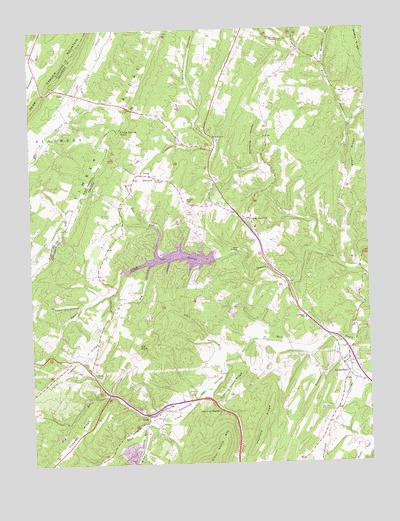 Gore, VA USGS Topographic Map