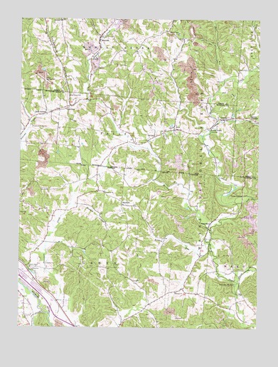 Gore, OH USGS Topographic Map