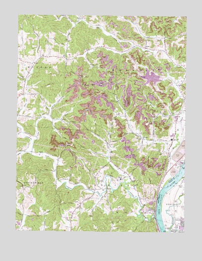 Addison, OH USGS Topographic Map
