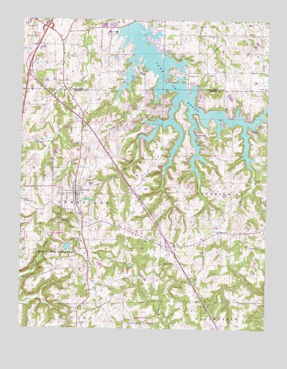 Goreville, IL USGS Topographic Map