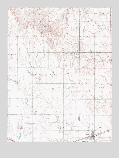 Gorham, KS USGS Topographic Map