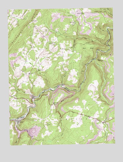 Gorman, MD USGS Topographic Map