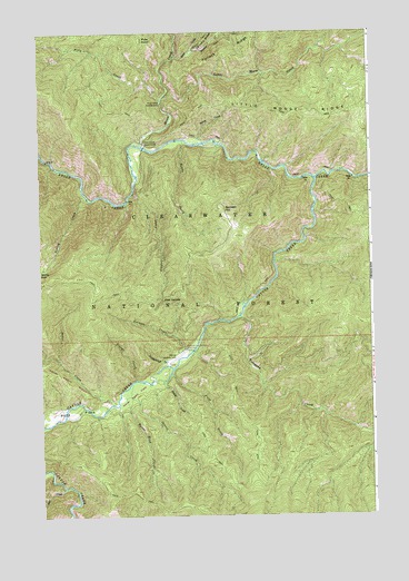 Gorman Hill, ID USGS Topographic Map
