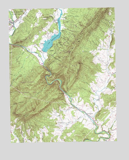 Goshen, VA USGS Topographic Map