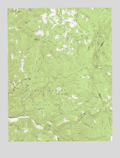 Goshen, WV USGS Topographic Map